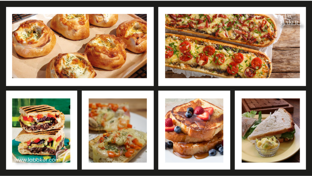 5 Types of Bread snacks Recipe La Baker