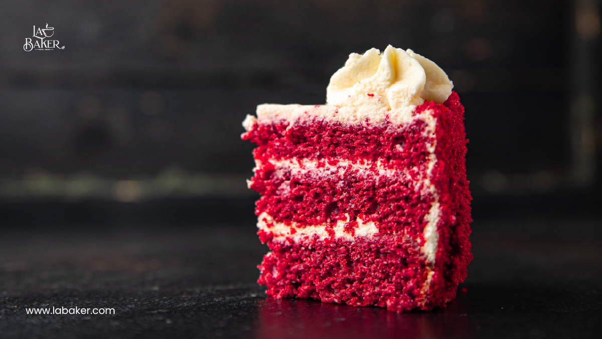 What makes red velvet cake flavor?