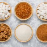 What are the different types of sugar you learn?